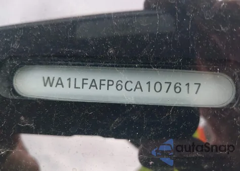 2012 Audi Q5 2.0T Premium z USA, uszkodzony, nr VIN WA1LFAFP6CA107617